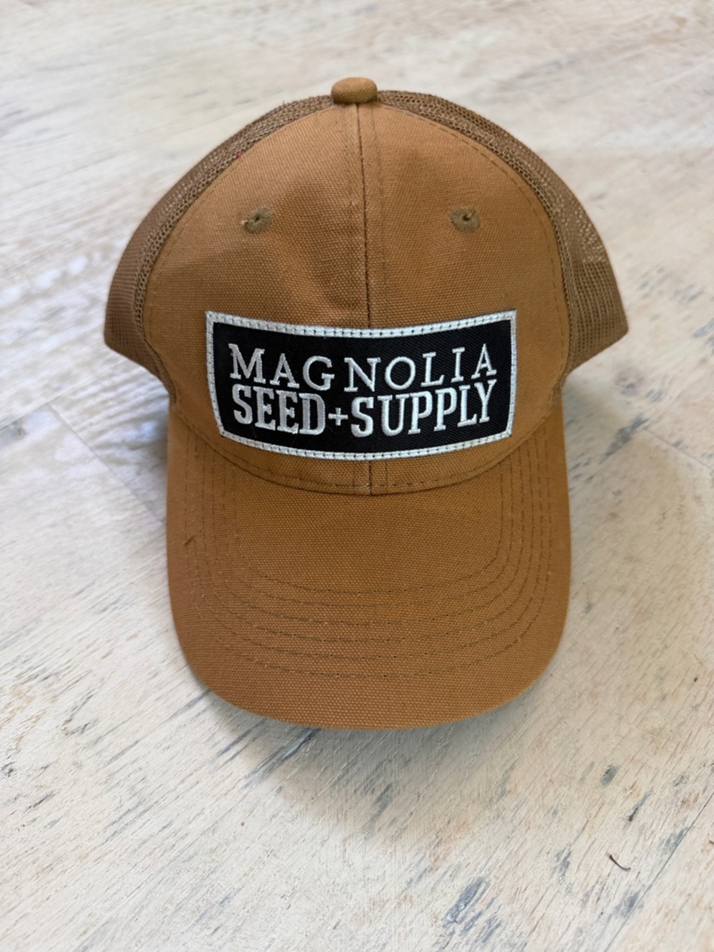 Magnolia Seed + Supply Brown Trucker Hat